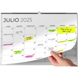 Wall Calendar 2025/26, Calendar 2025/26, Calendar Jul 25 to Dec 26, Wall Calendar 2025 2026, Family Calendar 2025 2026 (White and Black)