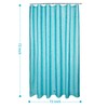 Shower Curtain Liner Heavy Duty EVA, Waterproof Shower Liner with
