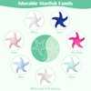 Marble Empire Starfish Pillow for Couch and Bed, Coastal Decor