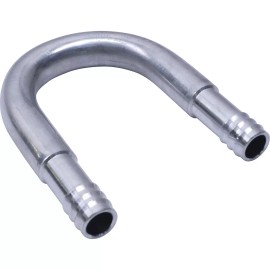 Unbranded A/C FITTING, BARBED SPLICE 180 DEGREE #12 HOSE (5/8" ID) PUSH ON  1622, 16212