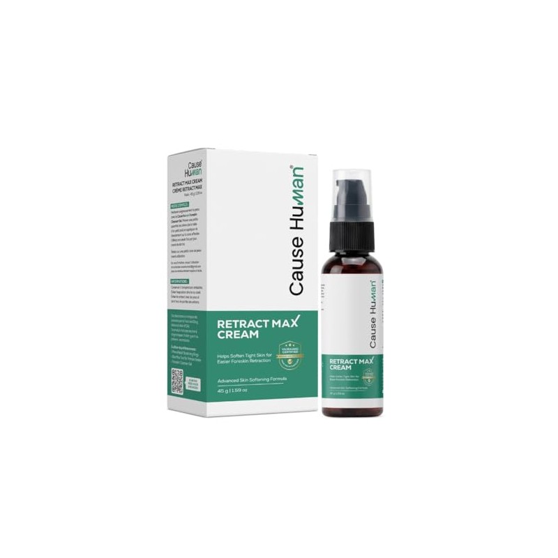 Retract Max Phimosis Cream | Supports Skin Loosening | Visible