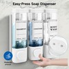 MEKOTRIN Soap Dispenser, Shampoo and Conditioner Dispenser, Shower Soap Dispenser