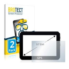 BROTECT Protective Film for Camcorders with 3.7 Inches (9.4 cm) [57 x 75 mm, 4:3] (Pack of 2) - Clear Screen Protector Film