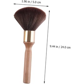 1pcs Wezxrauo Retro Nylon Beard & Hair Brush for Men - Portable Travel Grooming Brush, Detangling & Broken Hair Cleaning, Comfortable Solid Design