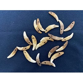 RPGUNS 100 Coyote Teeth Beads (Antique)