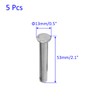 M METERXITY 5 Pcs Flat Head Stainless Steel Clevis Pin