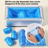 LYSHIYI Shoe Covers Dispenser with 200pcs Shoe Cover Disposable Non
