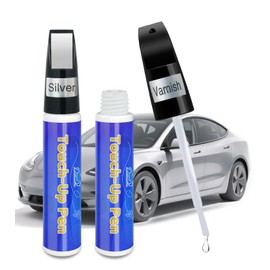 Silve Touch Up Paint for Cars, Car Paint Touch Up Pen with Varnish Clear Coat Pen 2pcs, Car Scratch Repair Pen, Lasting Auto Scratch Remover, Quick and Easy Fix Vehicles Chip Rim Scuff Repair