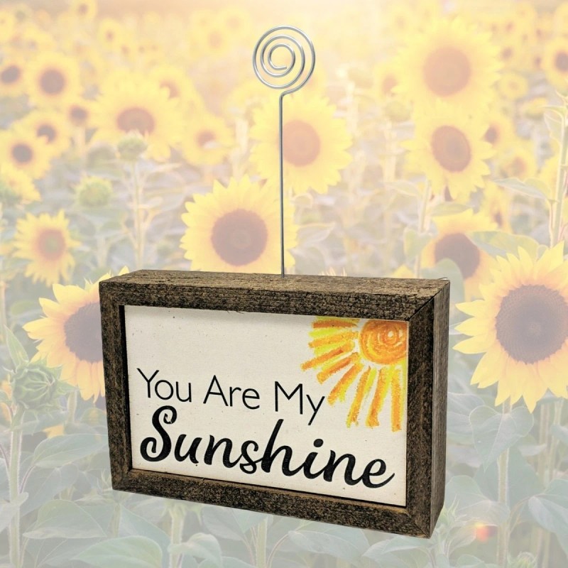 Farmhouse World Tabletop Picture Frame Sign - You Are My