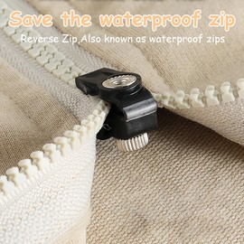 30 Piece Zip Repair Set, 3 Sizes Zip Fix Kit, Zip Repair Kit, Zip Fix Kit, Zip Replacement Zipper for Jackets, Suitcases, Backpacks