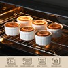 MALACASA Ramekins 10 oz Oven Safe, Porcelain Creme Brulee Ramekins