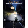 Super Bright Bike Lights for Night Riding, USB Rechargeable Mountain