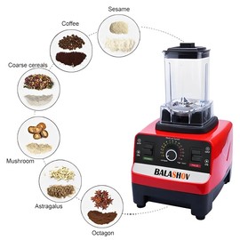 2000W Heavy Duty Commercial Blender Stationary Mixer Food Processor Ice Smoothies for Kitc