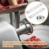 3 Pieces Meat Grinder Accessories, Shortbread Cookie Press Accessories, Stainless