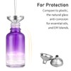 Bumobum 2 oz Dropper Bottle, Purple Glass Eye Dropper Bottles