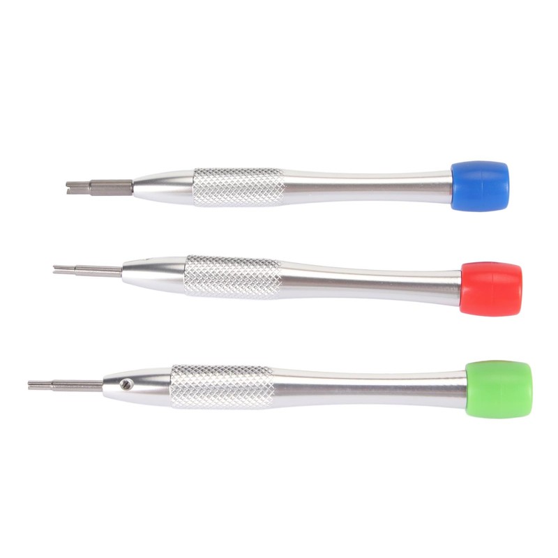 3pcs Watch Screwdriver Set Movement Stud Balance Watches Repair Tool