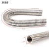 VEHITO 24" Chrome Stainless Steel Radiator Hose Kit, Flexible Radiator