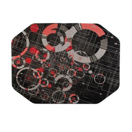 Anji Mountain Office Chair Mat for All Surfaces- Anti-Slip, Easy Rolling Office Desk Chairmat, Premium Hard Floor Protection Chairmat, Exclusively Designed for Home Offices, Refracted Red (36x48)