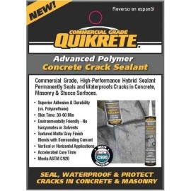 Quikrete Advanced Polymer Concrete Crack Gray Polyurethane 10-oz Repair