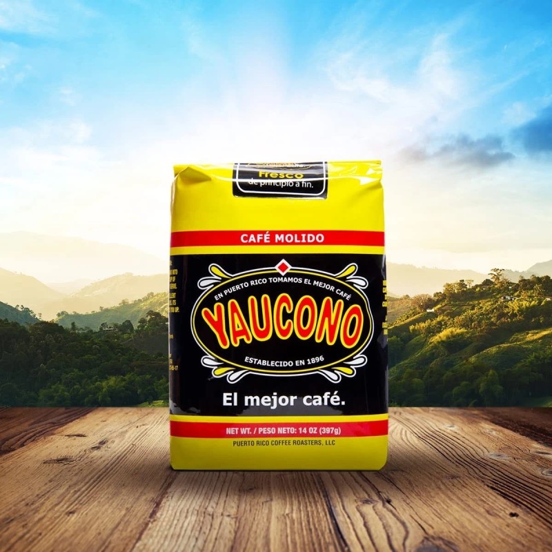 Yaucono, Cafe Crema, & Cafe Rico Ground Coffee Variety, Puerto
