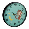 Relaxdays Monkey Wall Clock, Diameter 29.5 cm, Monkey Clock for