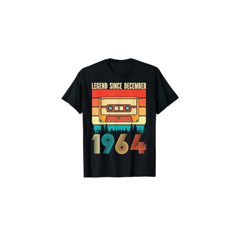 60 Years Old Legend Since December 1964 60th Birthday T-Shirt,