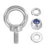 PATIKIL M5 x 10mm Lifting Shoulder Eye Bolts, 3 Pack