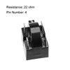 Sourcingmap 22 Ohm 4 Pin Refrigerator Start Relay Replacement Part