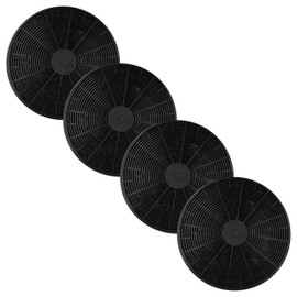 vhbw 4x Activated Carbon Filter compatible with Akpo Slim WK-7 Leicht Eco, Soft WK-4, Soft WK-5, Soft WK-7, WK-4 Dandy 60 Extractor Hood - 17.5 cm