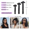 FREESHOW Loc Extensions Human Hair 10 Inch 0.6cm Width 30