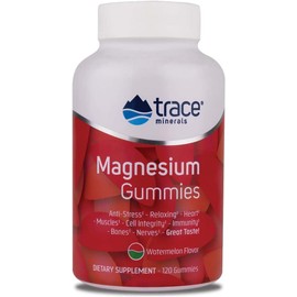 Trace Minerals Research Magnesium Gummies - Watermelon 120 Gominolas de Magnesio - Sandía 120 Gomitas, Trace Minerals, MINERAL_SUPPLEMENT