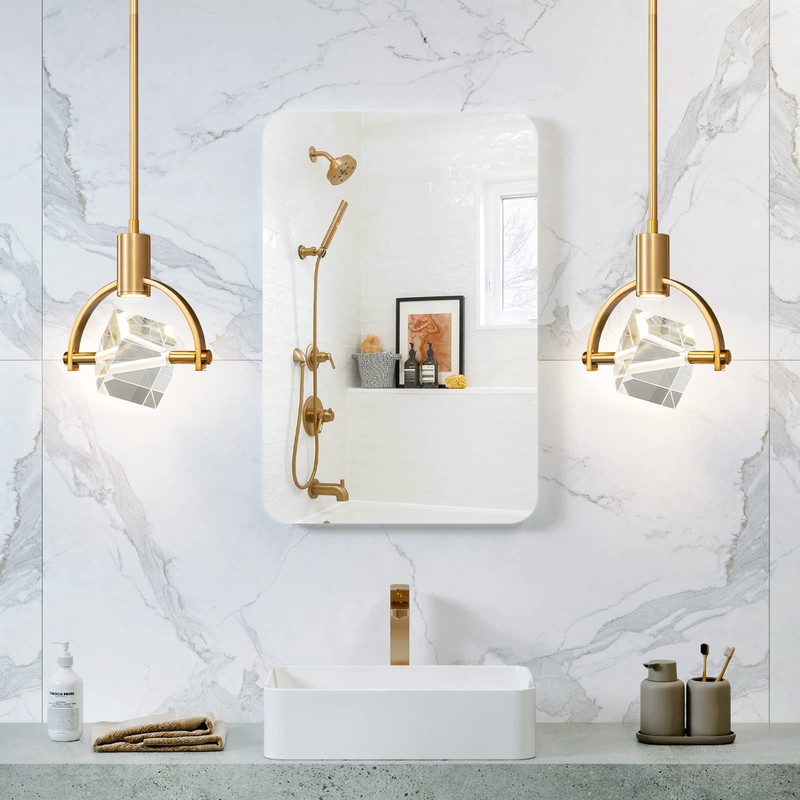 LIANGMH Pendant Ceiling Light Fixture for Kitchen Island, Modern Integrated