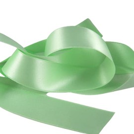 Light Green Double Sided Satin Ribbon 6mm - 22-25 METRES - GCS LONDON