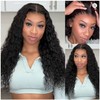 13x6 HD Transparent Lace Deep Wave Frontal Wig 40 Inch