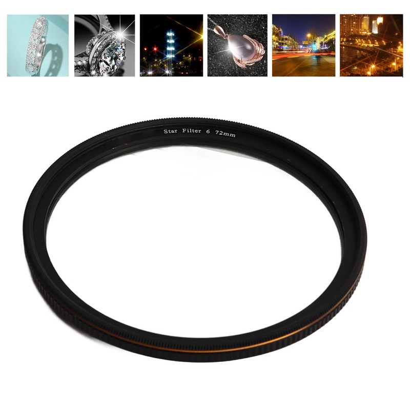 Star Filter 6 Line High Definition Coating Adjustable Cross Screen