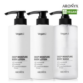 Aronics [Expiration Date Approaching] Vegan Eye Deep Moisture Body Lotion x2 + Wash / 아로닉스 [유통기한 임박] 비건아이 딥 모이스처 바디로션x2+워시