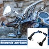 Motoforti 1 Pair Motorcycle Brake Lever Hand Guard Protector 7/8"