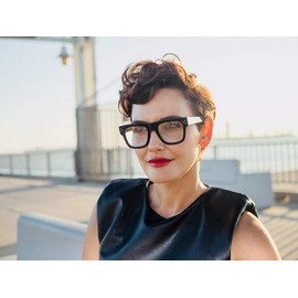 A.J. Morgan Eyewear Substantial-Reading Glasses Rectangular, CRY. Grey Teal, 51-21-143mm + 3