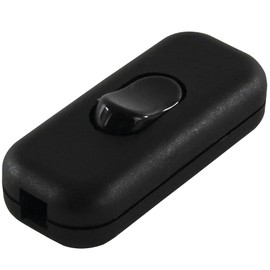 4smile.shop Intermediate Switch 6 Amp 2 Pin, Black, 0509075555