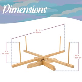 JubileeYarn Amish Style Bamboo Yarn Winder Swift - 1 Swift