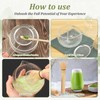 3Pcs Bamboo Matcha Whisk Scoop Set for Tea Lovers Beginners