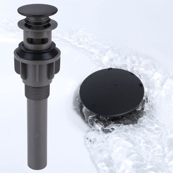Bathroom Sink Drain, Pop Up Drain Stopper for Bathroom Sink