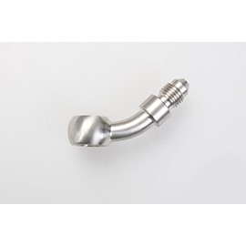 Autobahn88 Stainless Steel Brake Hose End Banjo Eye - 45-Degree D=10.2mm to AN3 Male