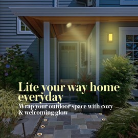 upperosey Solar Ground Light 8 Packs, Upgraded 16-LEDs Solar Outdoor Light for Patio, Mower-Friendly Withstand 200lbs Solar Powered Lights, IP66 Waterproof & Reusable Spike, Warm White