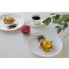 Narumi 52257-6005 Rydges Plate, Plate, 9.4 inches (24 cm), White,