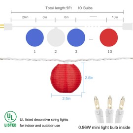 NIOSTA Christmas Lights, 60Leds 50Ft Colorful Connectable Outdoor Christmas Lights, Plug-in Waterproof Christmas Lights Outdoor for Christmas Tree, Patio, Wedding, Party Decoration etc(White)