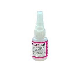 IES 622 Quick-Weld High Viscosity Instant Adhesive (Cyanoacrylate Super Glue), 1 Fluid Ounces, 1 Pack