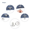 ZENGLU 17mm Replacement Jean Buttons No Sew Instant Button 16