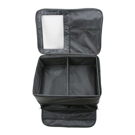 Intech Double Layer Golf Trunk Organizer for Car, SUV and Truck - Black, 19" X 14" X 12"