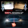 CHUSYYRAY H4 9003 LED Headlight Bulbs Kit 6000K White High